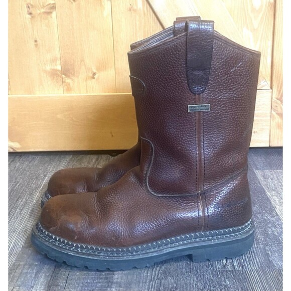 LaCrosse Foreman Wellington HD Work Boots Waterproof Steel Toe Men’s 7.5 - Picture 2 of 15